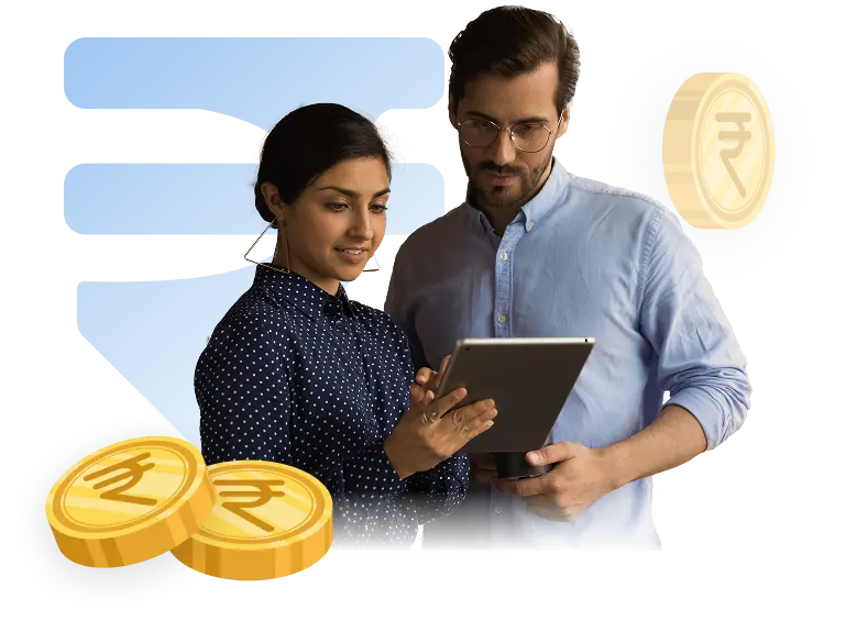 Investor using an online SIP calculator on a smartphone to estimate mutual fund returns